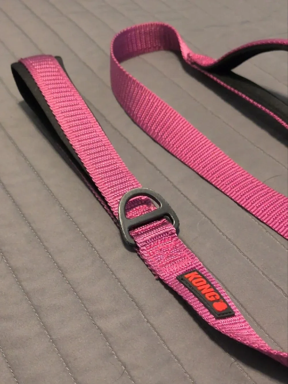KONG Hot Pink Nylon Dog Traffic Leash